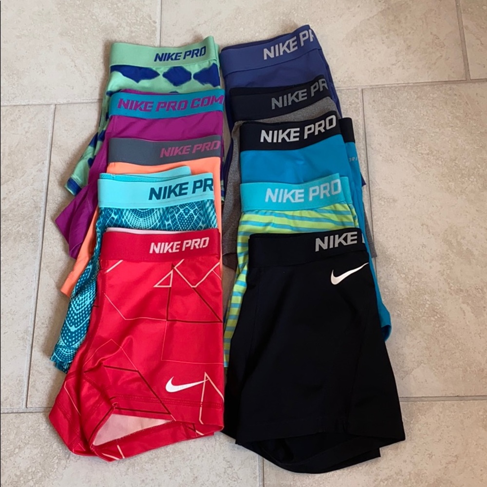 Nike pro shorts 10 pairs, SOLD SOLD SOLD